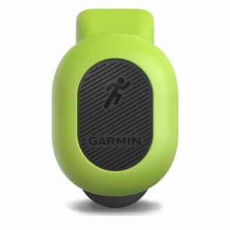 Green Garmin running pod device