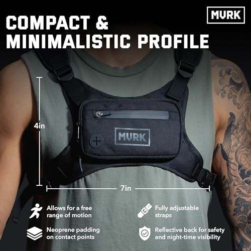 MURK chest pack with compact and minimalistic design.
