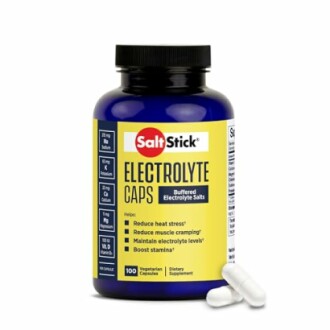 SaltStick electrolyte caps bottle with capsules