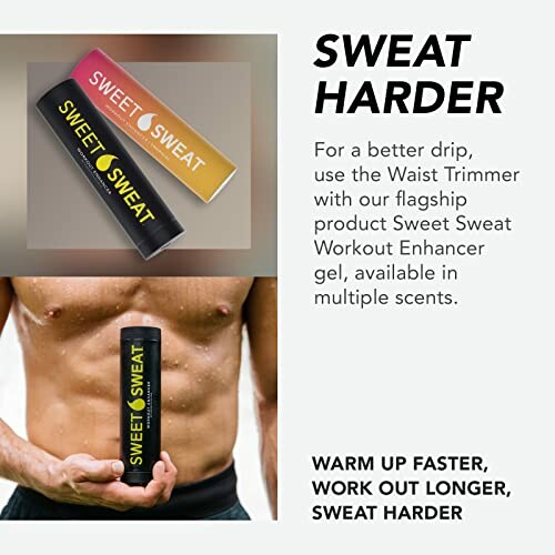 Sweet Sweat Waist Trimmer and Workout Enhancer Gel promotion.